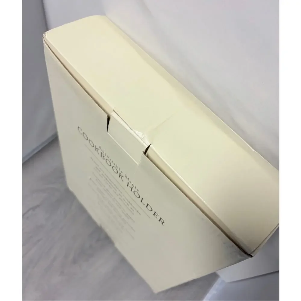Williams-Sonoma Vintage 2004 Adjustable Maple Cookbook Holder - NIB